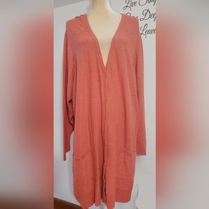 TORRID Button Front Long Cardigan Sz 6